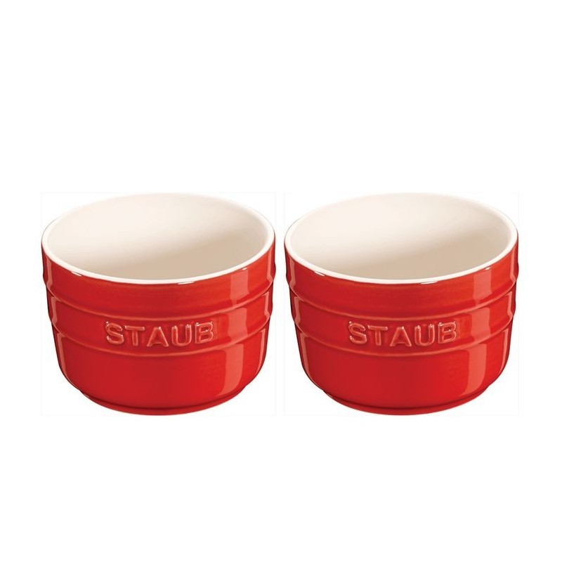 Ramekins 8 cm Rojo en Cerámica