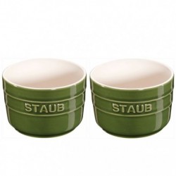 Ramekins 8 cm Cerámica Verde Albahaca