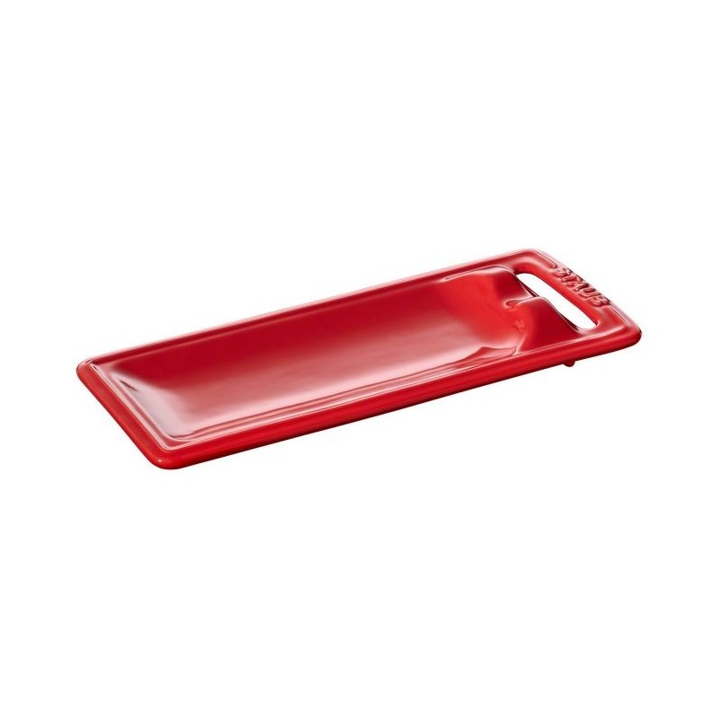 Red spoon holder