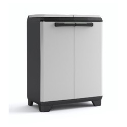 Keter Split Cabinet Recycling Premium - Armario Para Recogida Separada De Residuos Con Pies Y Apertura A Presión - 68X39X92H