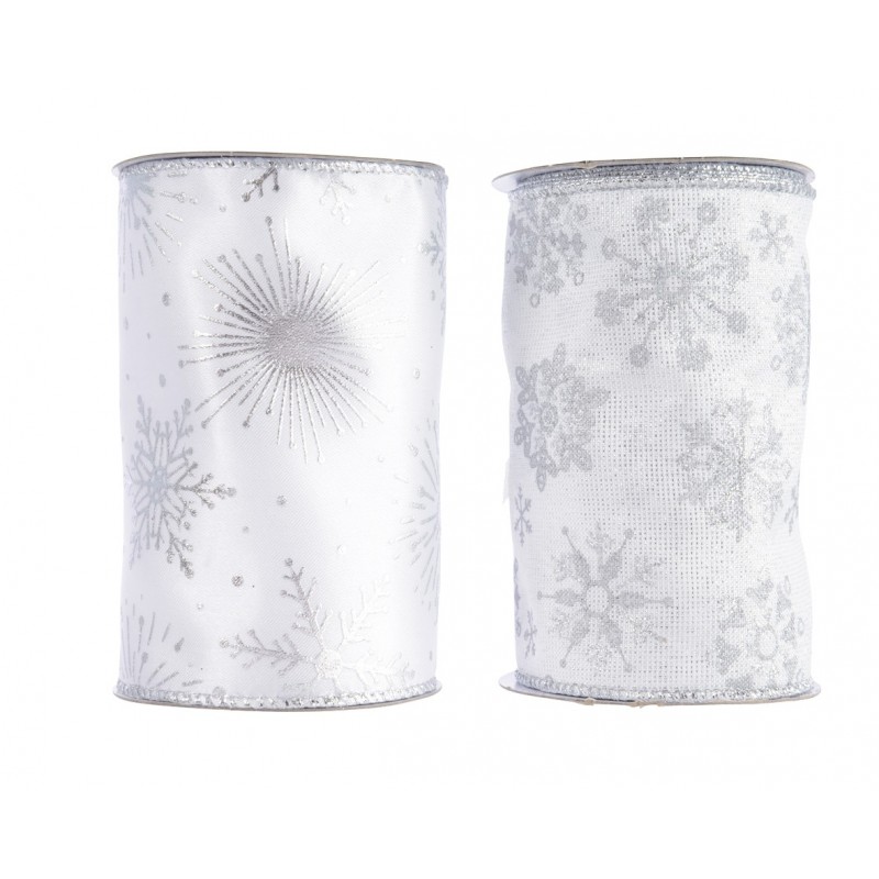 Cinta Poliéster Blanca 13 cm. Única pieza