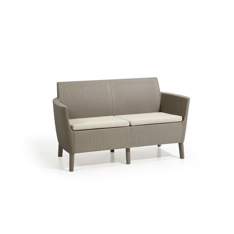 Keter Conjunto Lounge 2 Plazas SALEMO Cappuccino Keter Conjunto Lounge 2 Plazas SALEMO Cappuccino