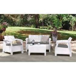 Conjunto Keter Lounge CORFU' Blanco