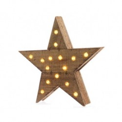 Estrella de Navidad luminosa Blanco dim 6,5x40x39 cm-20L