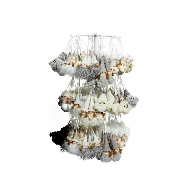 Marionetas mixtas para colgar Crema dim 9x4x14 cm Pieza Única