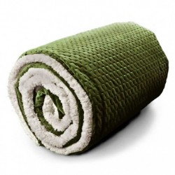 Manta a Cuadros Nora 150 x 200 cm Color Verde Aguacate