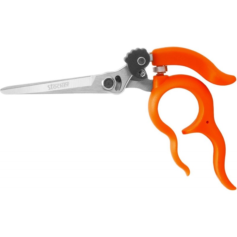 Tijeras vendimiadoras Stocker acero inoxidable 20 mm hoja 55 mm Tijeras vendimiadoras Stocker acero inoxidable 20 mm hoja 55 mm