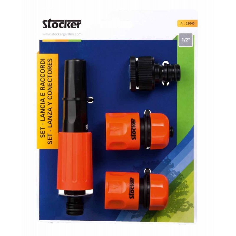 Stocker Set lanza y racores 1/2