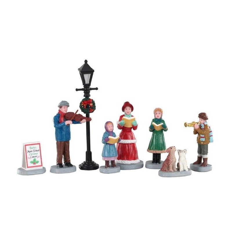 Baily's Music School Carolers Set of 8 Ref. 02949 Baily's Music School Carolers Set of 8 Ref. 02949