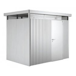Caseta de jardín de metal HIGHLINE 2 con puerta estándar Biohort