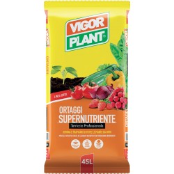 Supernutriente Tierra Vegetal 45 litros Vigorplant