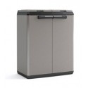 Keter Split Cabinet Recycling Basic - Armario para recogida selectiva de residuos - ISTA 6 - 68X39X85H