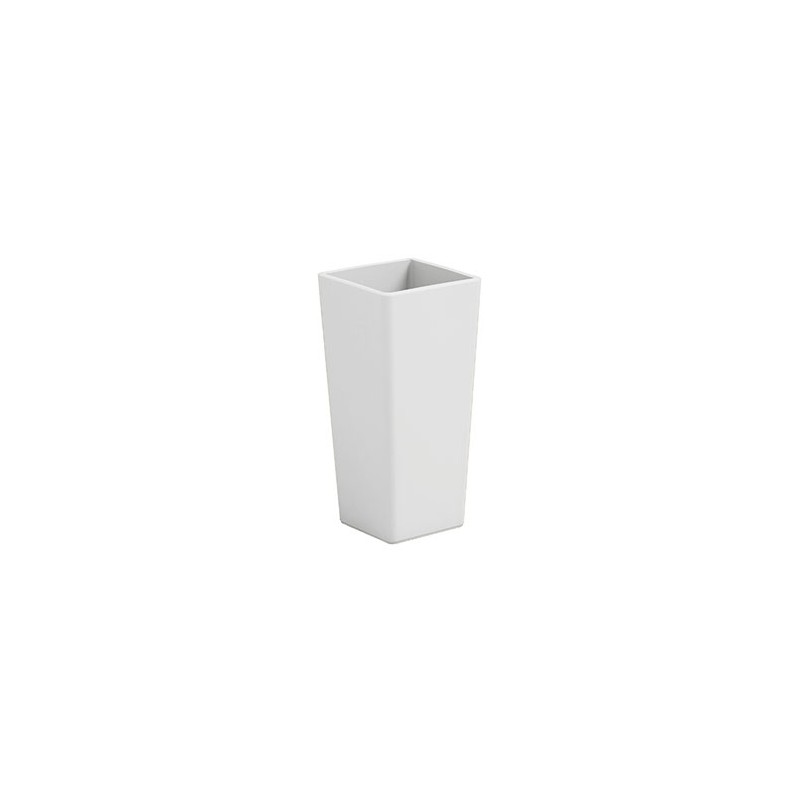 Square Clou vase with cache-pot