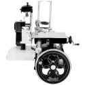 Cortafiambres Berkel Volano Fiorito B3 color Negro - Adornos plata