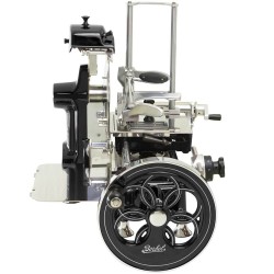 Cortafiambres Berkel Volano Fiorito B2 color Negro - Adornos plata