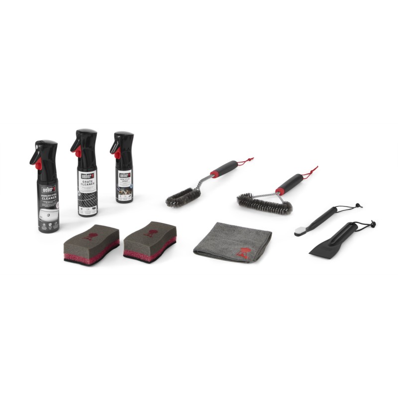 Kit de limpieza para barbacoa de gas Weber en acero inoxidable Código 18283 Kit de limpieza para barbacoa de gas Weber en acero inoxidable Código 18283