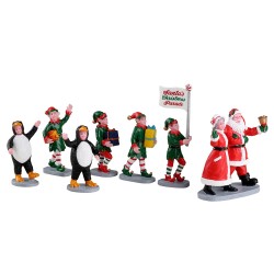 Santa'S Elf Parade Set Of 7 Cod. 23592