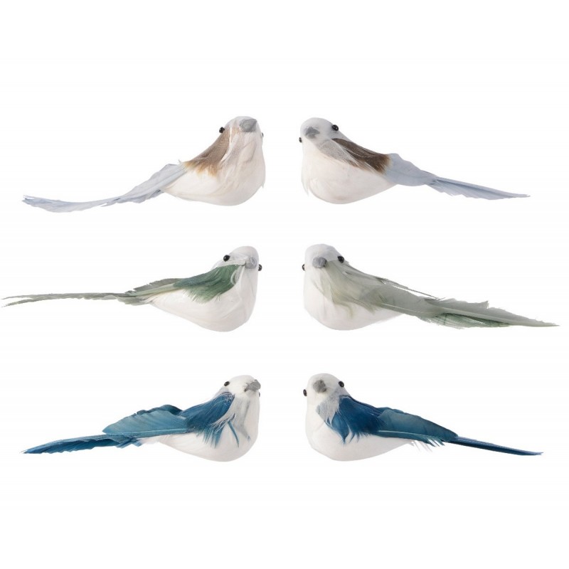 Pájaro con plumas 11 cm. Única pieza Pájaro con plumas 11 cm. Única pieza