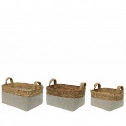 Cesta de fieltro Grande 40 cm. Única pieza