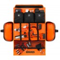 Stocker Ordinex Mochila para herramientas de poda para motosierras, tijeras eléctricas y herramientas varias