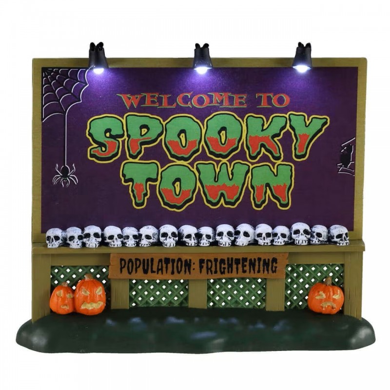 Spookytown Sign B/O 4.5V Cód. 04710