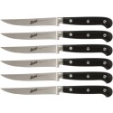 Berkel Adhoc Set of 6 steak knives Black Serrated blade