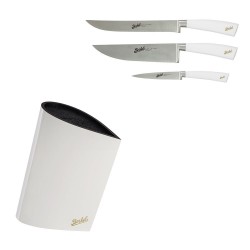 Berkel Ceppo Bag + Elegance Set de 3 cuchillos cocinero Blanco