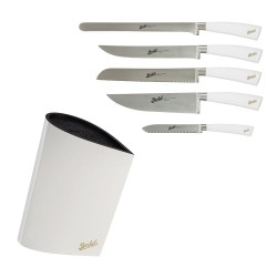 Berkel Ceppo Bag + Elegance Set of 5 chef knives White