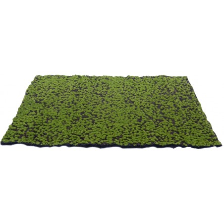Alfombra de musgo verde artificial - Marrón 70 x 50 cm