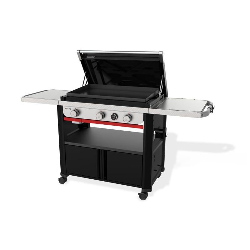 Plancha Weber Gas Slate GPD 76 cm Premium Negro Cód. 1500246