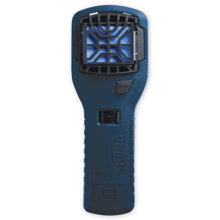 Dispositivo repelente de mosquitos portátil Thermacell MR300, color azul oscuro