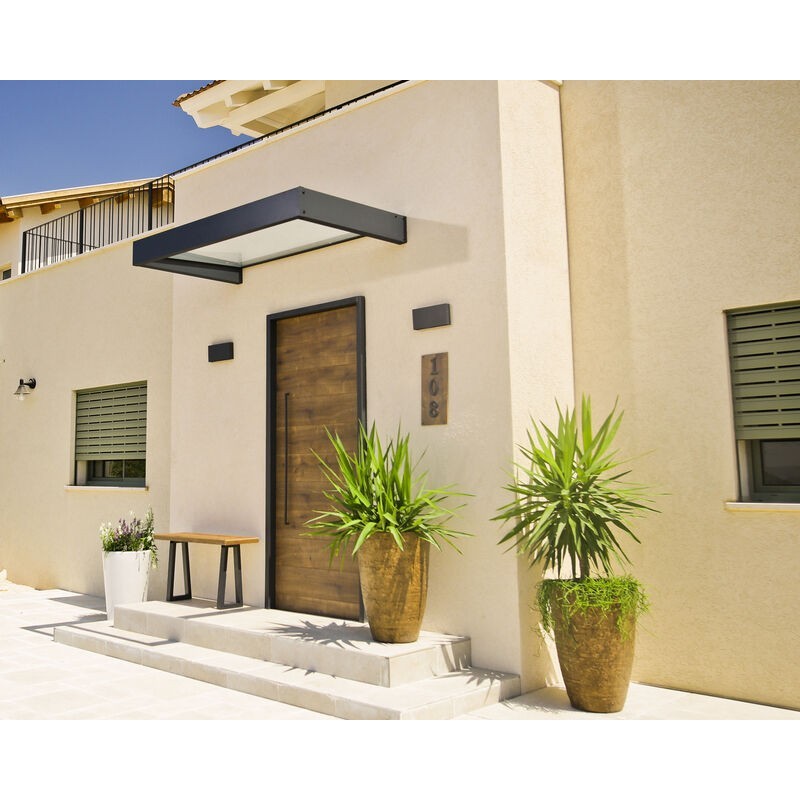 Canopia Refugio Exterior Sophia 160X95 cm - Panel transparente de estructura gris