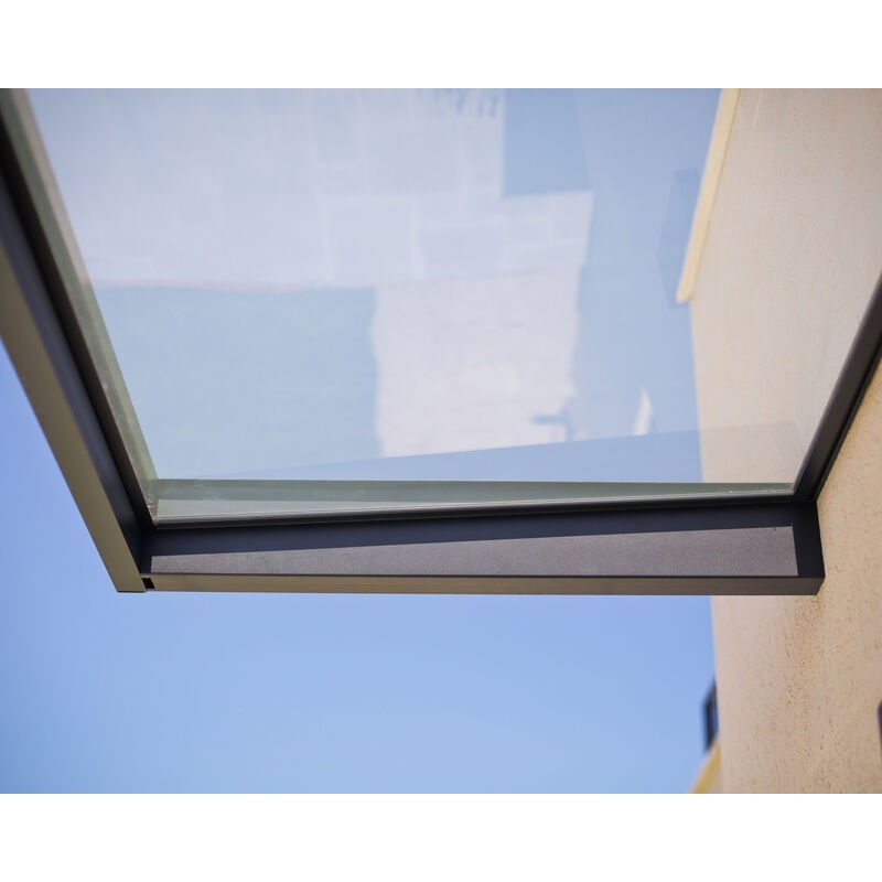 Canopia Refugio Exterior Sophia 215X95 cm - Panel transparente de estructura gris