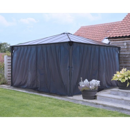 Canopia Set of Curtains for Gazebo Martinique 4.7X2.2 m