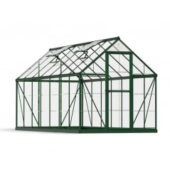 Canopia Invernadero de Jardín Harmony Transparente de Policarbonato 426X185X208 cm Verde