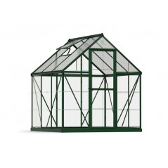 Canopia Invernadero de Jardín Híbrido de Policarbonato 186X185X208 cm Verde
