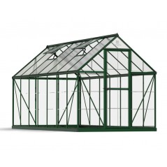 Canopia Invernadero de Jardín Híbrido de Policarbonato 426X185X208 cm Verde