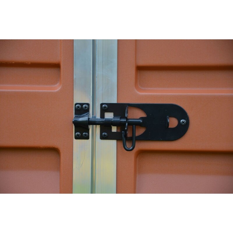 Canopia Caseta de Jardín Claraboya de Policarbonato 90X185X217 cm Ámbar