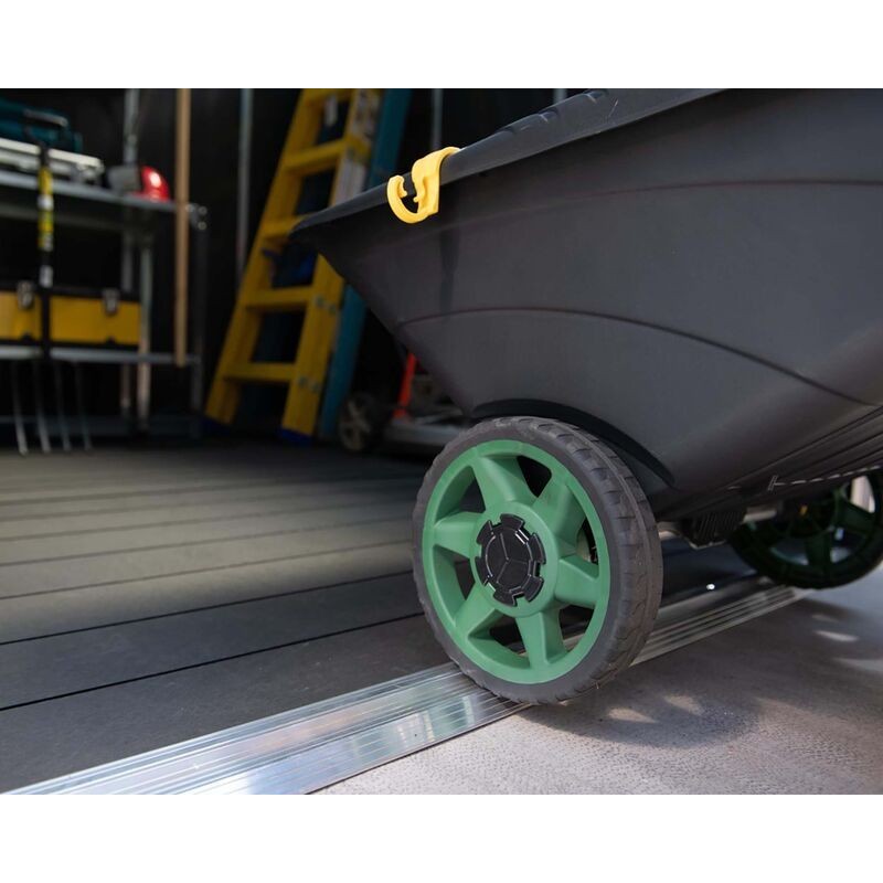 Canopia Caseta de Jardín Yukon de Policarbonato 643X332X252 cm Gris Suelo Incluido