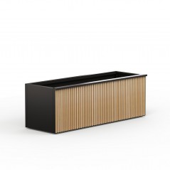 Soporte magnético Herstera para luces color antracita para jardineras DECO 150x7x3 cm