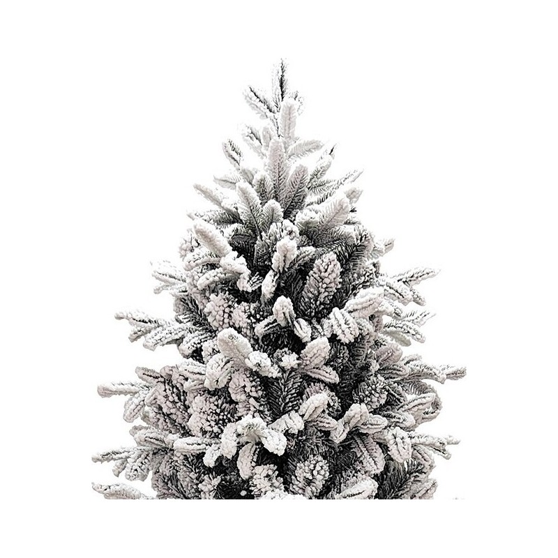 Árbol de Navidad Montgomery blanco h210Ø126cm PE+PVC Árbol de Navidad Montgomery blanco h210Ø126cm PE+PVC
