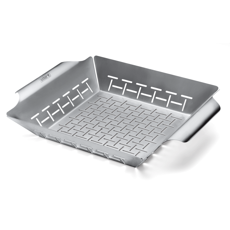 Cesta para verduras de acero inoxidable estilo Weber Cod. 6434