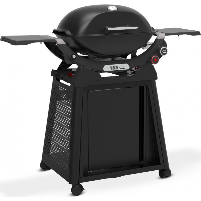Barbacoa de Gas Weber Q 2800N+ Con Carro Premium Negro Cód. 1501123