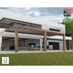 Pérgola Canopia Helsinki 3 X 7,3 m Pérgola de madera de cedro