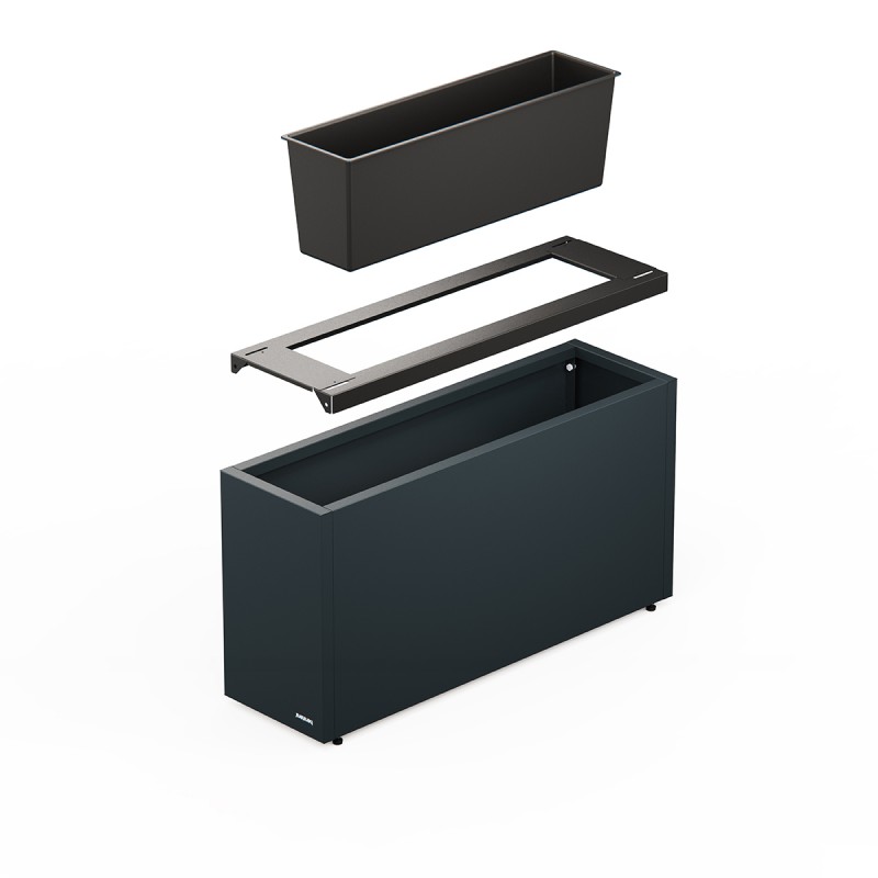 Sistema de Riego Automático para Jardinera Metálica Herstera 100x30x50 cm