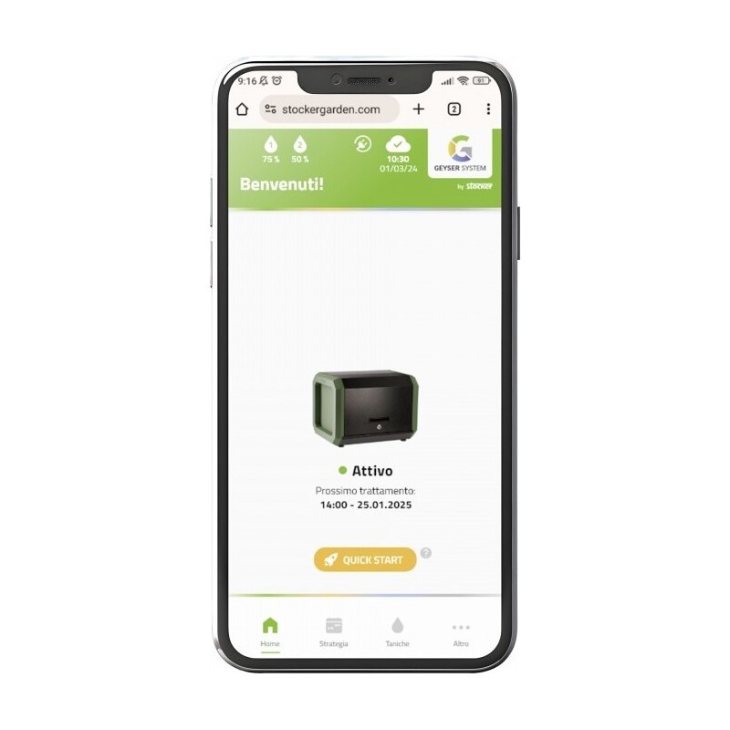 Stocker KIT COMPLETO Geyser Pro Lite Sistema Repelente de Mosquitos Automático Profesional hasta 650 m2