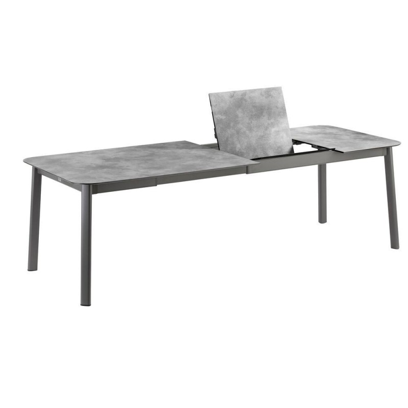 Mesa de jardín extensible ORON 170/205x100 cm LaFuma LFM5322 Ciment/Titane