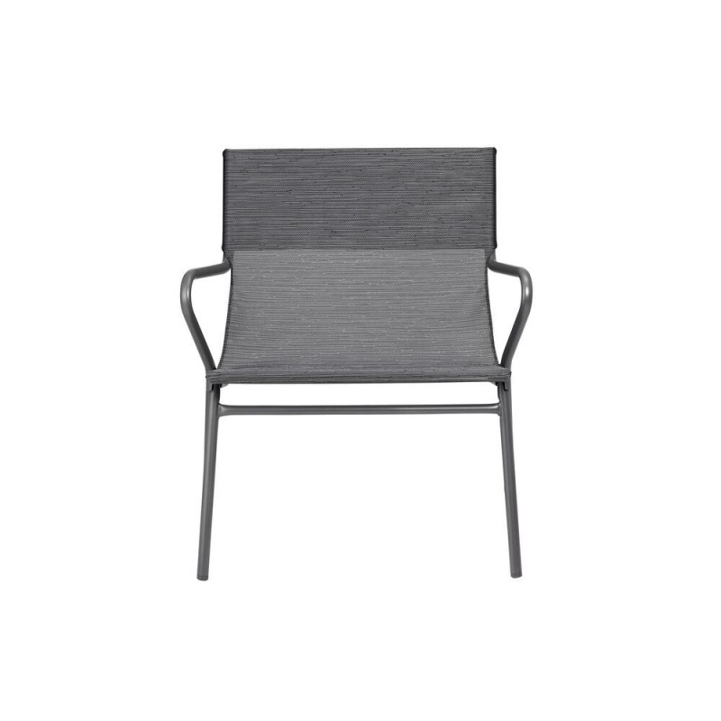 Low padded armchair VENCE LaFuma LFM5274 Obsidian/Titane