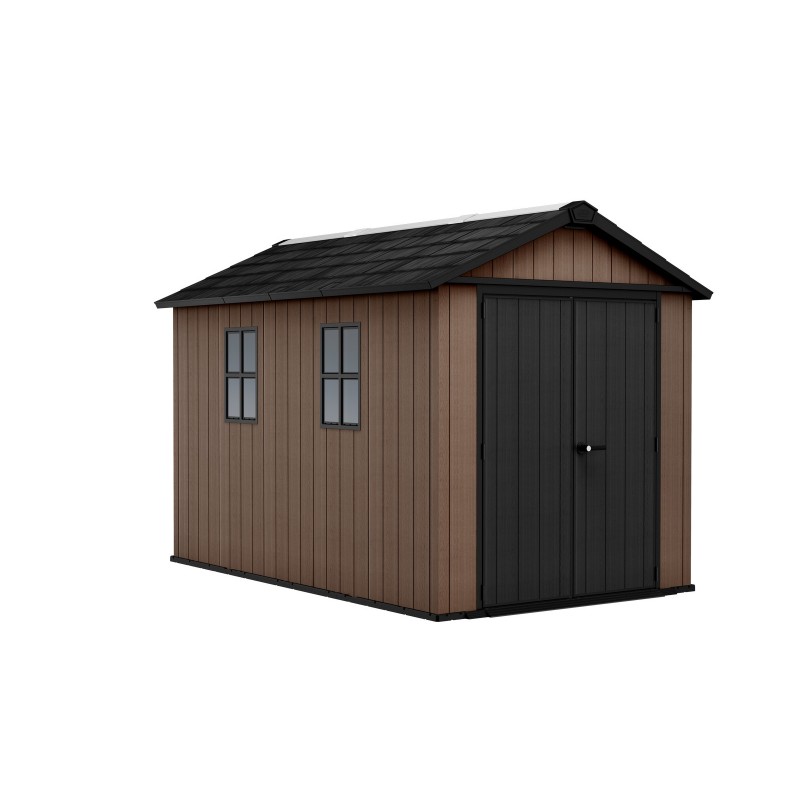 Caseta de jardín Keter de resina NEWTON PLUS 1175 - Doble elección de montaje