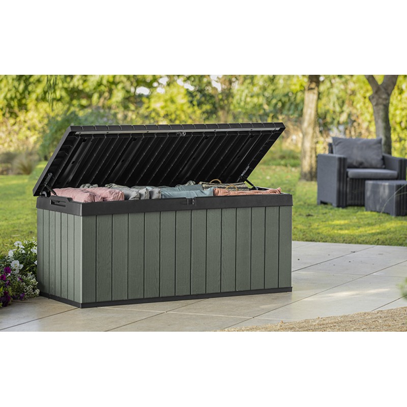 Keter Baúl Resina DECO CAJA 120 VERDE Keter Baúl Resina DECO CAJA 120 VERDE